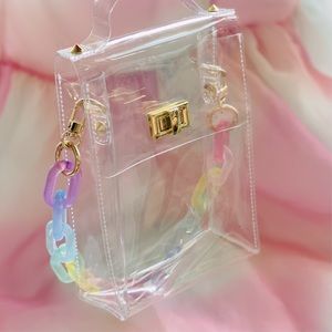 Clear stadium purse